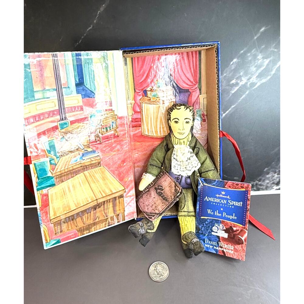 2000 Hallmark American Spirit Collection Daniel Webster New Hampshire US Mint